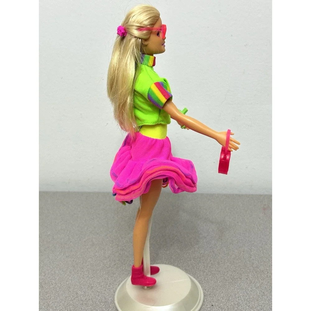 Barbie Outfit, Lime Green Jacket With Colorful Tutu Skirt, Top And More, NO DOLL